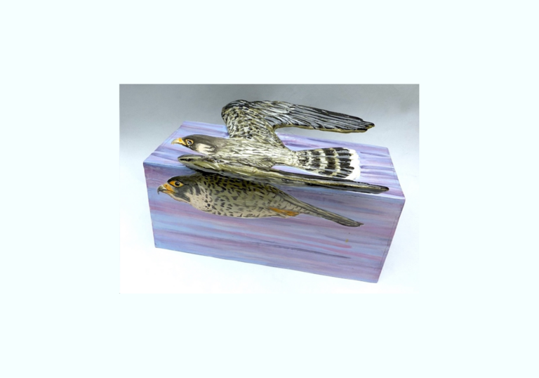 An example of a clay sculpture by Henrietta MacPhee