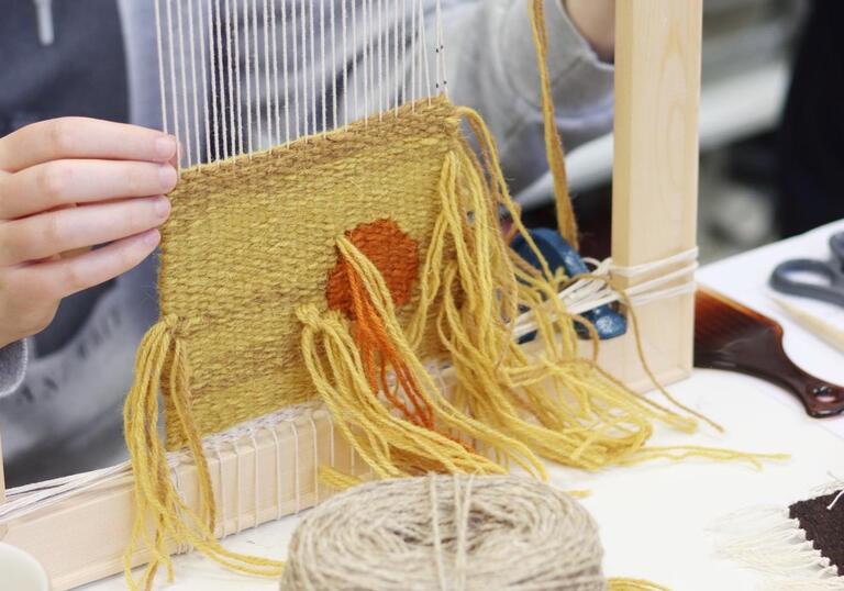 Weaving workshop with Christabel Balfour