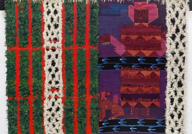 Hannah Ryggen, Blood in the Grass, 1966.