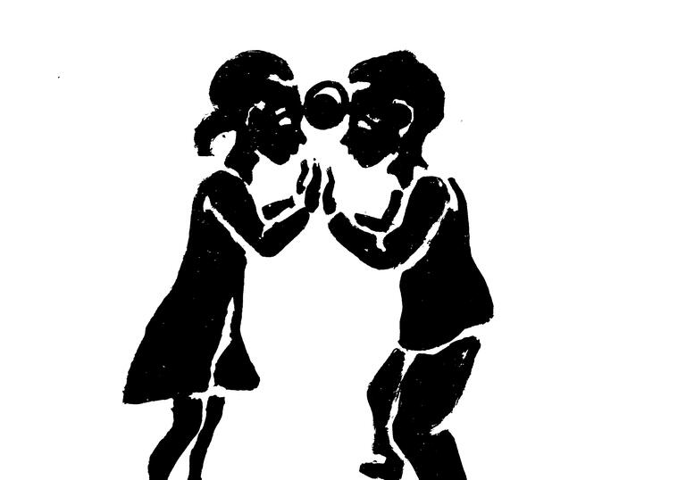 black and white pictogram