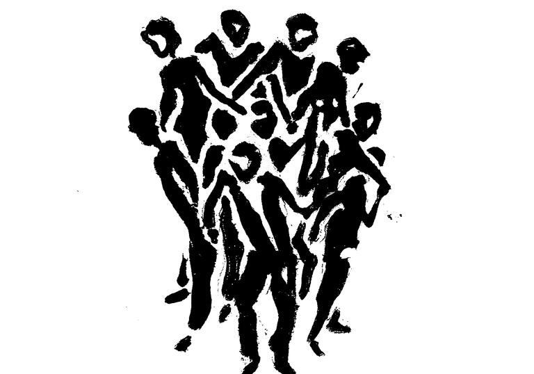 black and white pictogram