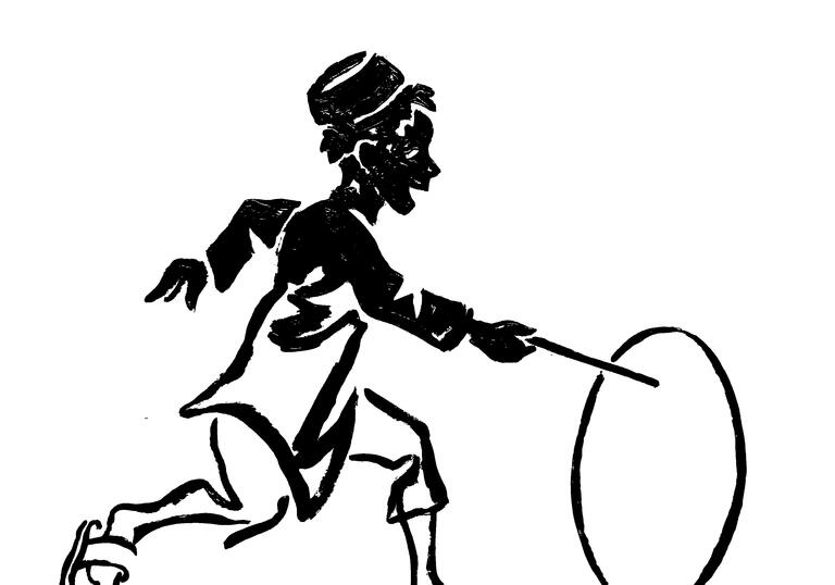 black and white pictogram