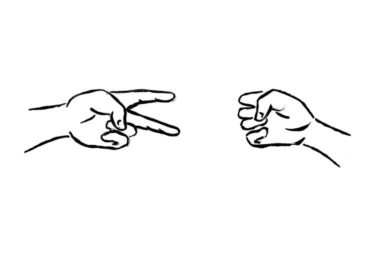 black and white pictogram