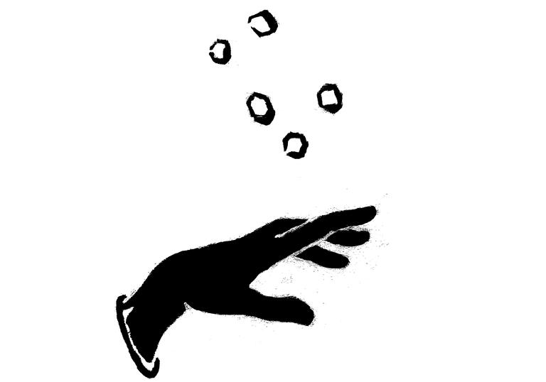 black and white pictogram