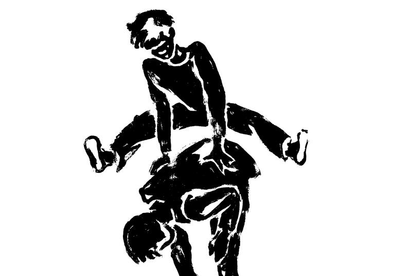 black and white pictogram