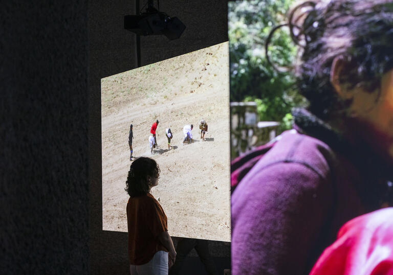 Francis Alÿs: Ricochets, installation view, Barbican Art Gallery, 27 June – 1 September 2024. © Jemima Yong / Barbican Art Gallery.