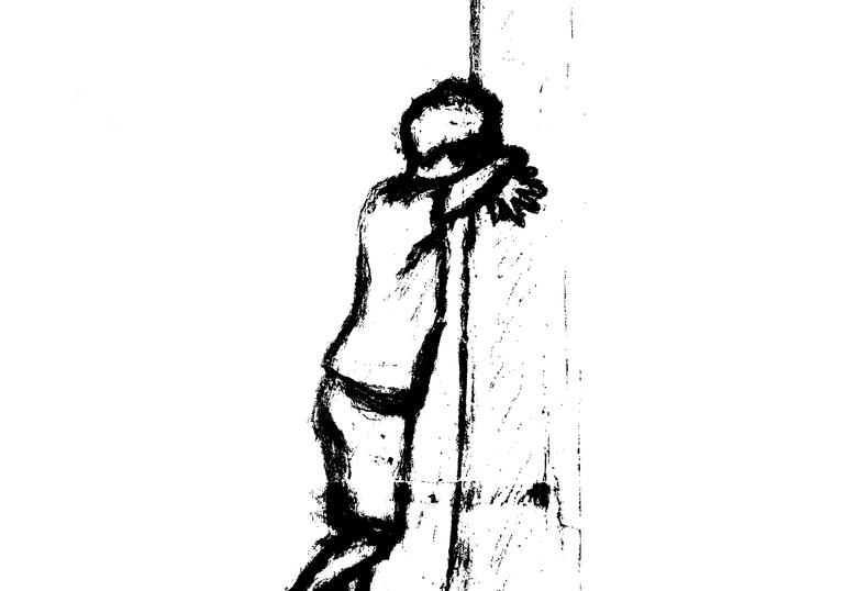 black and white pictogram