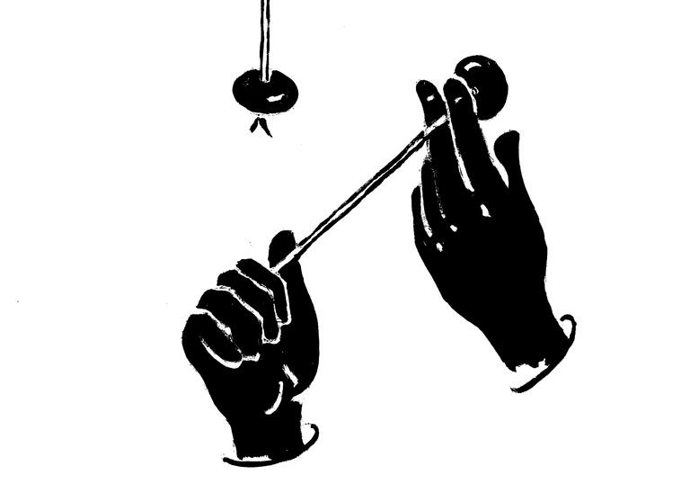 black and white pictogram