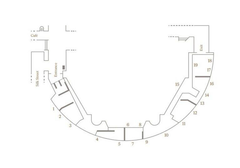 map of The Curve gallery - Pamela Phatsimo Sunstrum