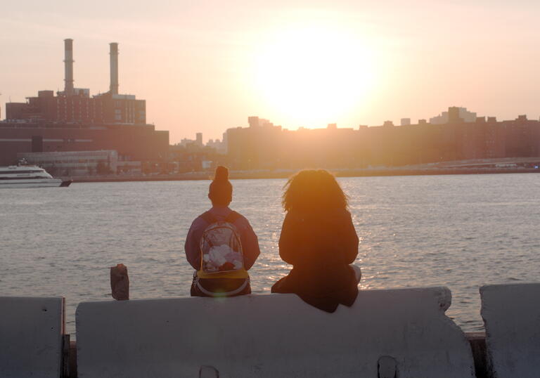 Still from short film Cousins