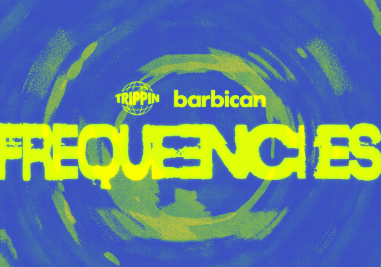 Barbican and Trippin logos with the title 'Frequencies'
