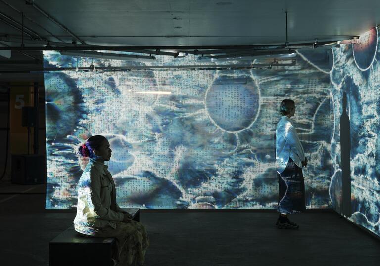 Installation view of Feel the Sound