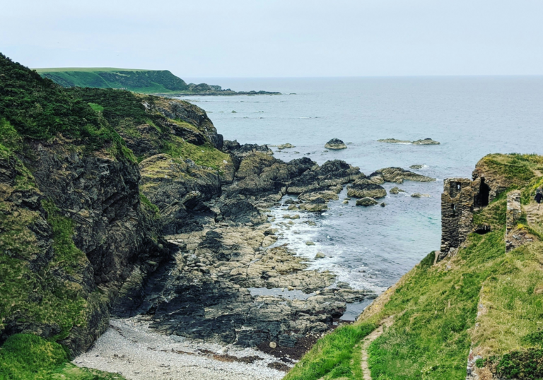 Image of a rugged coast in rural Scotland