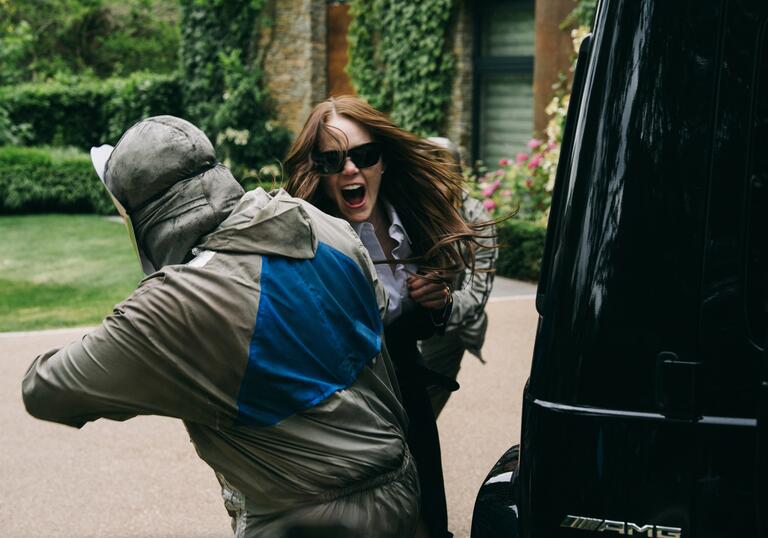 A woman is abducted