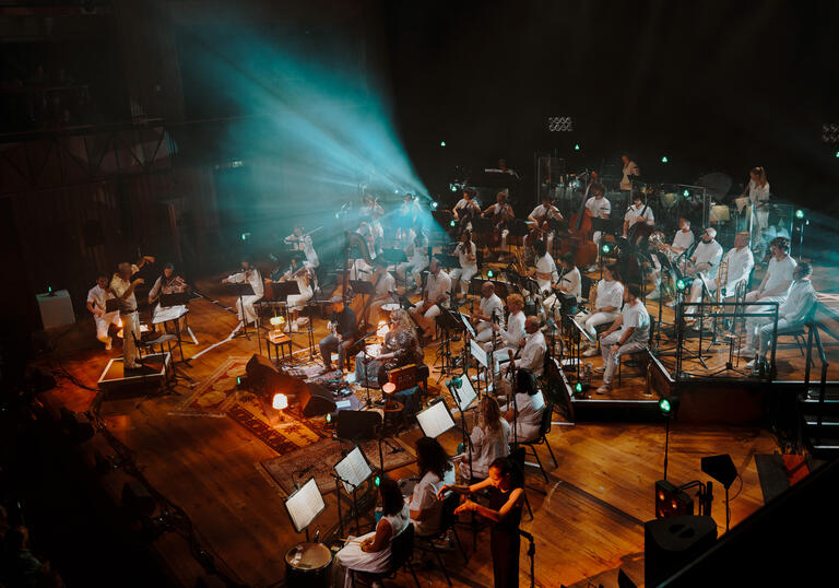 Paraorchestra on stage