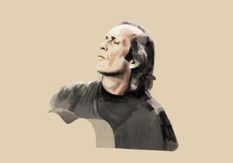 Painting of Paco de Lucia 