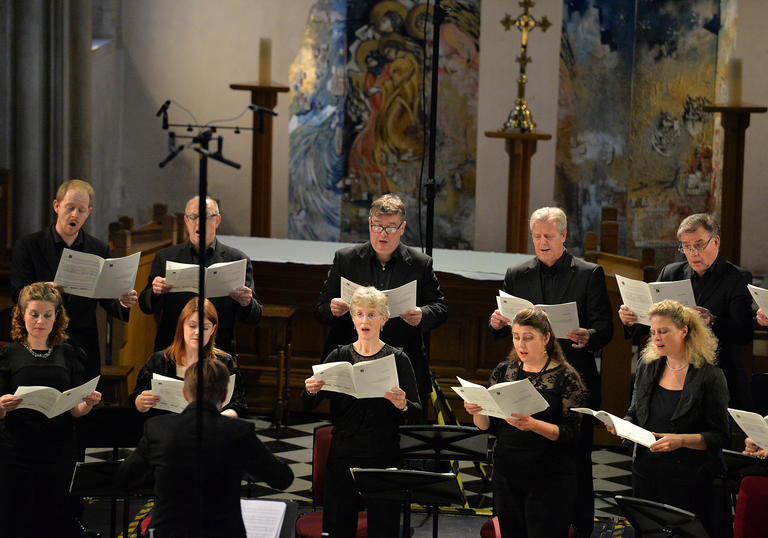 Picture of the BBC Singers performing