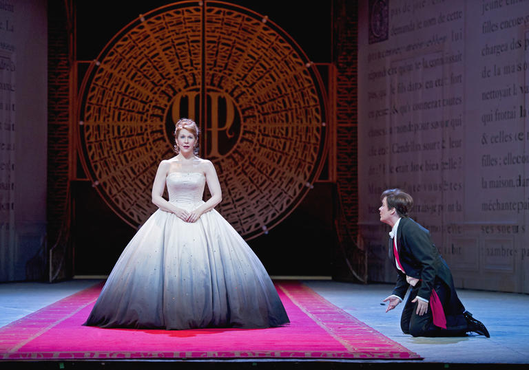 An image from the production of Cendrillon from the MET Opera