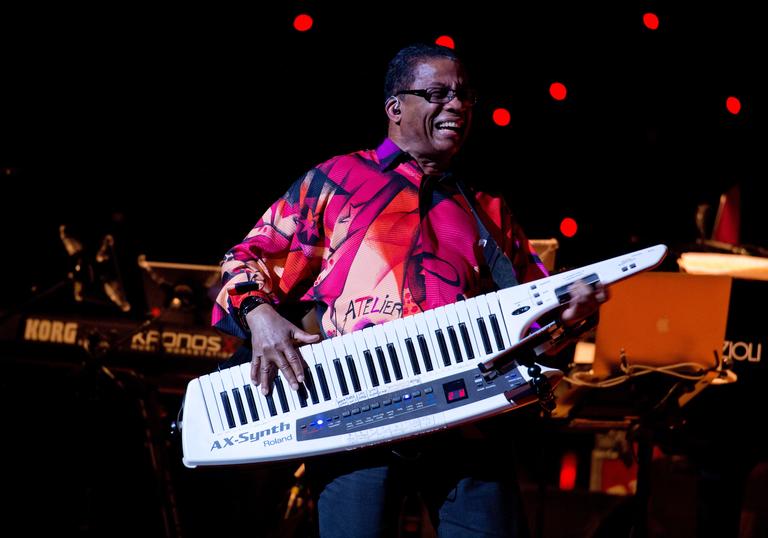 Herbie rocking the keytar