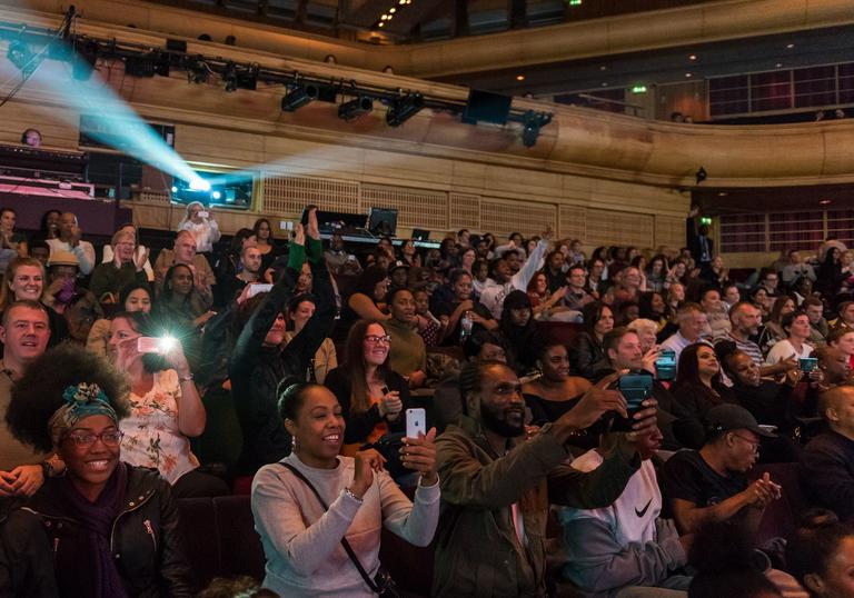 Photo of crowd at OpenFest at the Barbican