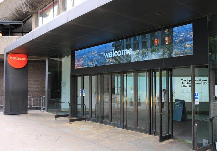 Photo of Barbican entrance