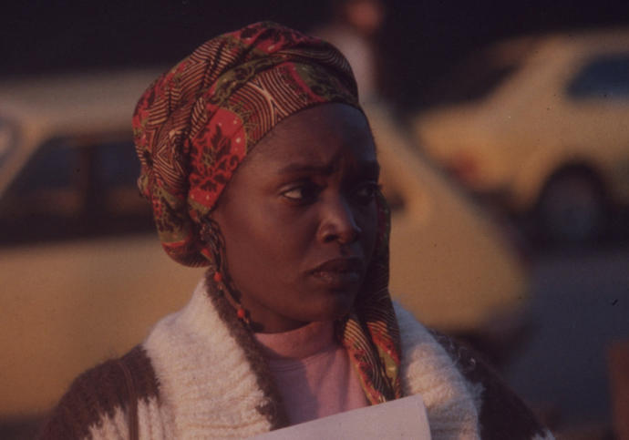 Woman in headwrap