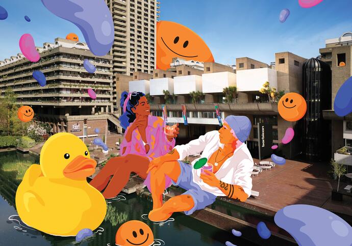 Barbican Summer Lakeside