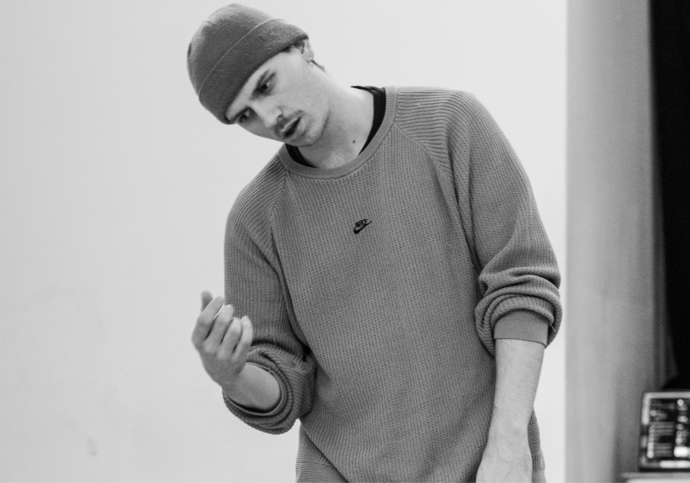 Black and white photo of Julian Nichols