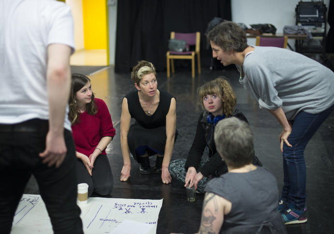 group of adults participating in a workshop