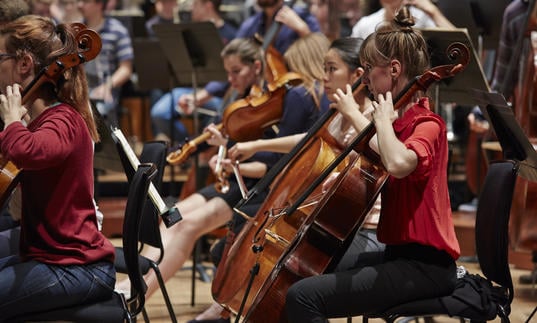 Guildhall Symphony Orchestra takes to the Barbican Hall stage