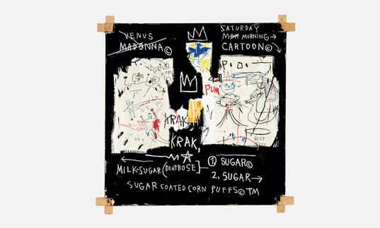 Painting by Jean Michel Basquiat 