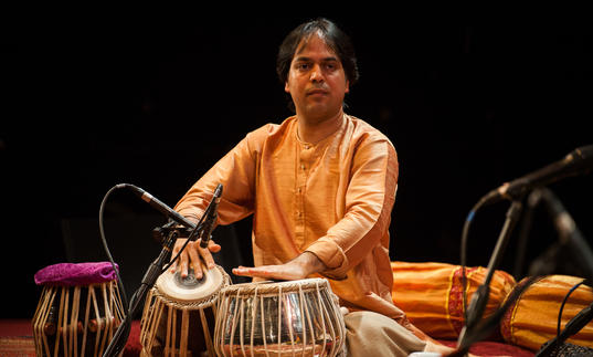 Sanju Sahai playing tabla