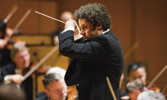 Gustavo Dudamel conducting the LA Phil