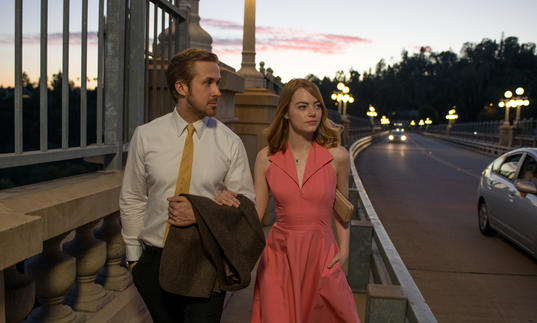 Ryan Gosling and Emma Stone in La La Land