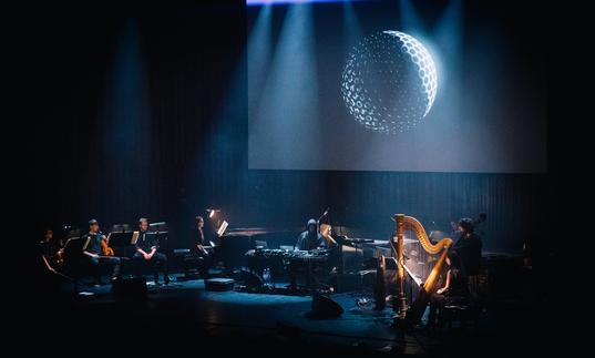 Actress playing with LCO at Barbican