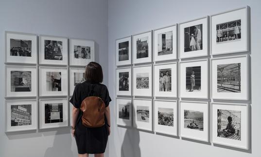 Install photo from Dorothea Lange: Politics of Seeing exhibition