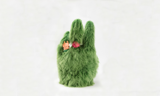 Green Muppet Hand (2018) by Francis Upritchard