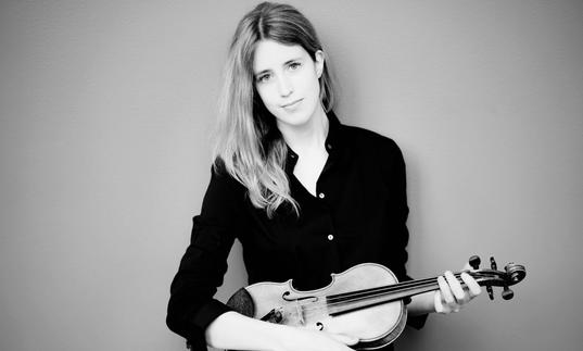 Vilde Frang B&W portrait