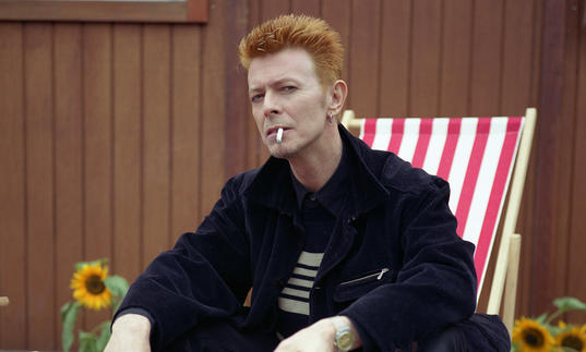 Image of David Bowie by Mark Allan for Barbican Music Library