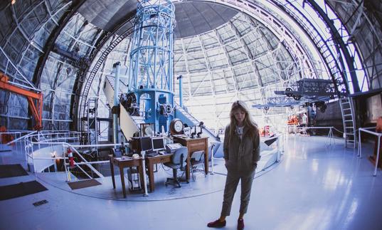 An image of Beatie Wolfe at Mount Wilson Observatory