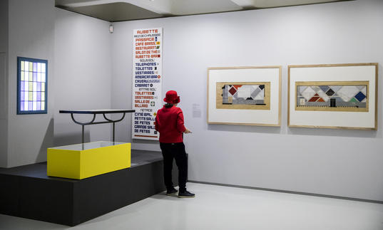 Into the Night: Cabarets and Clubs in Modern Art, Barbican Art Gallery. Getty Images, photo by Tristan Fewings