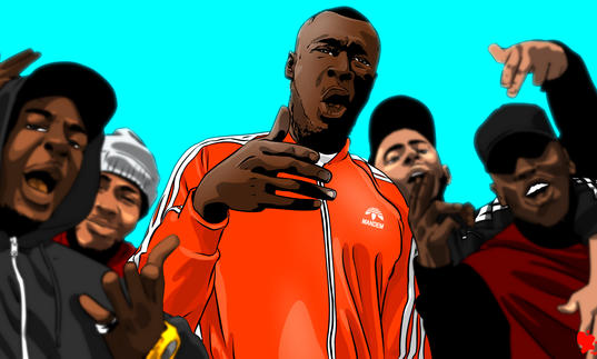 Illustration of Stormzy