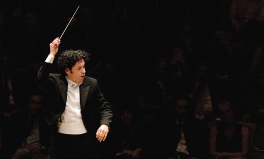 Gustavo Dudamel conducting