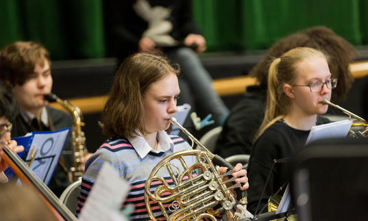 photo of the national youth orchestra musicians