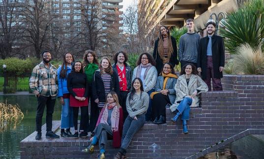 the barbican chronic youth programmers looking at the camera