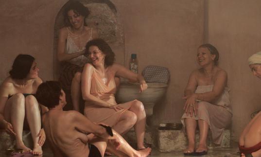 women in a turkish bath