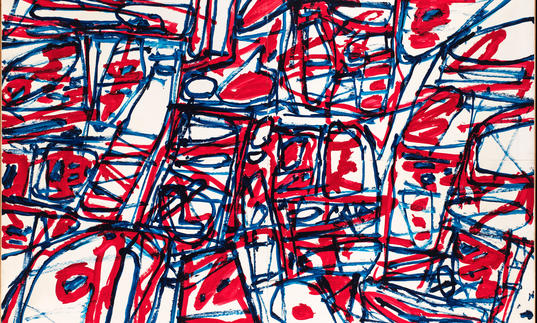 A Jean Dubuffet painting 