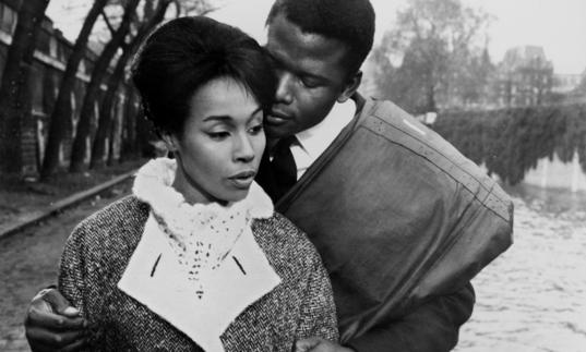 Sidney Poitier and Diahann Carroll in Paris Blues