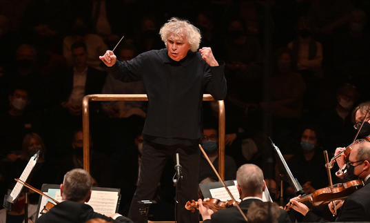 Sir Simon Rattle with London Symphony Orchestra