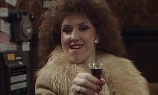 Anita Dobson in the Queen Vic